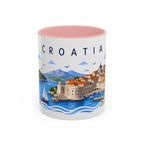 Croatia Coffee Mug | Travel Souvenir Accent Mug | Place Gift Ceramic Cup 11oz 15oz