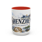 Shenzhen Coffee Mug | China Travel Souvenir | Vintage Illustrated City Gift | 11 oz 15 oz Accent Mug