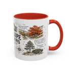 Guadalupe Mountains National Park Coffee Mug | Texas Desert Peaks Hiking Gift | Accent Color Ceramic 11oz 15oz