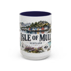 Isle of Mull Mug, Scotland Travel Souvenir, Bucket List Gift, Accent Ceramic Coffee Mug 11oz 15oz