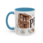 Petra Coffee Mug | Travel Destination Souvenir Gift | Accent Color Ceramic 11oz 15oz