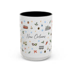 New Orleans Christmas Mug | Watercolor City Souvenir, Travel Gift (11oz/15oz)