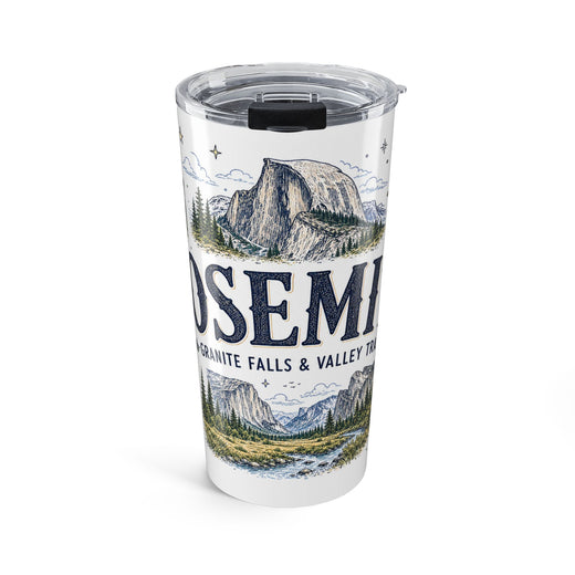 Yosemite National Park 20oz Tumbler | Hiking Camping Nature Gift | Insulated Stainless Steel Travel Cup