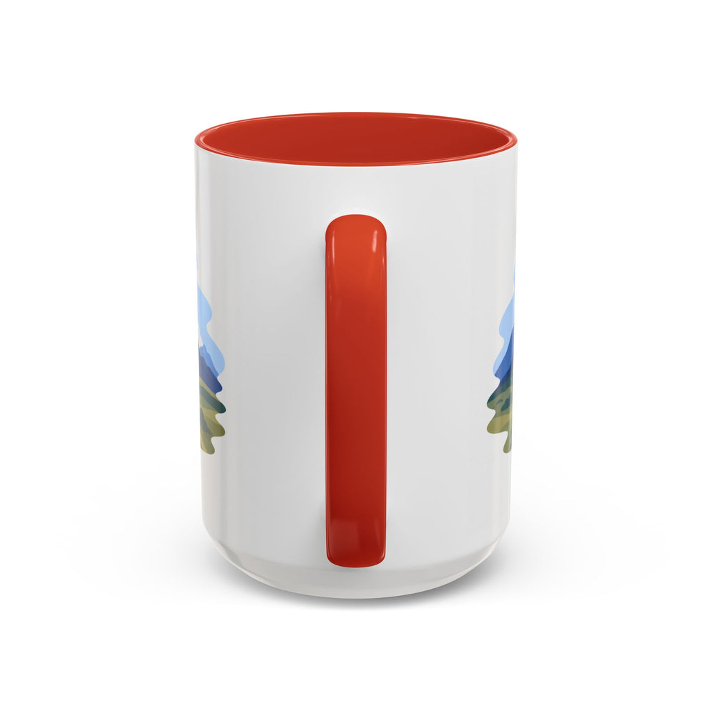 Wrangell-St. Elias National Park Coffee Mug | Solid Color Block Park Souvenir | 11oz 15oz Accent Mug