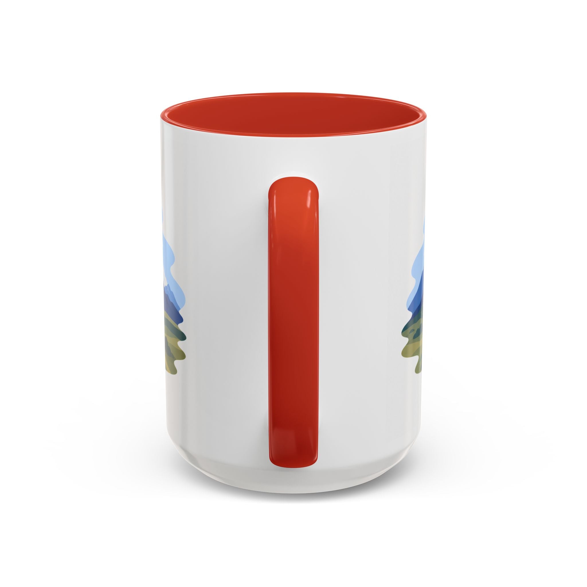 Wrangell-St. Elias National Park Coffee Mug | Solid Color Block Park Souvenir | 11oz 15oz Accent Mug