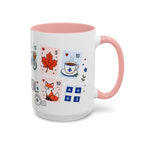 Montreal Coffee Mug | Postage Stamp Collage Mug | Travel Souvenir Accent Cup 11oz 15oz