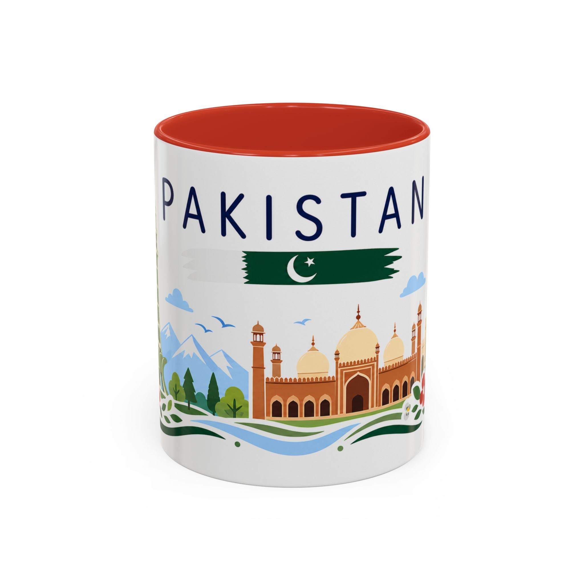 Pakistan Coffee Mug | Travel Souvenir Accent Mug | Country Gift Ceramic Cup 11oz 15oz