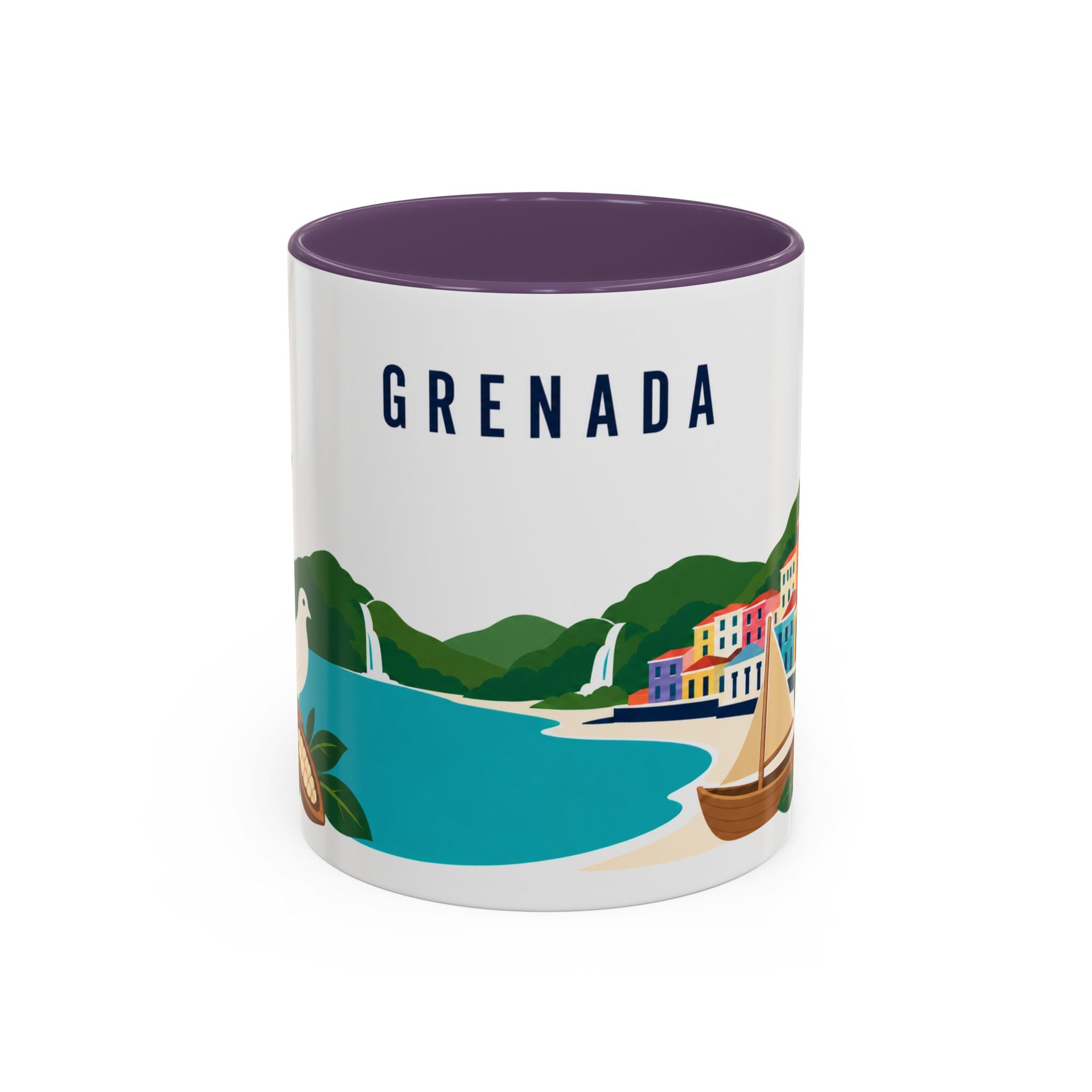 Grenada Coffee Mug | Travel Souvenir Accent Mug | Country Gift Ceramic Cup 11oz 15oz