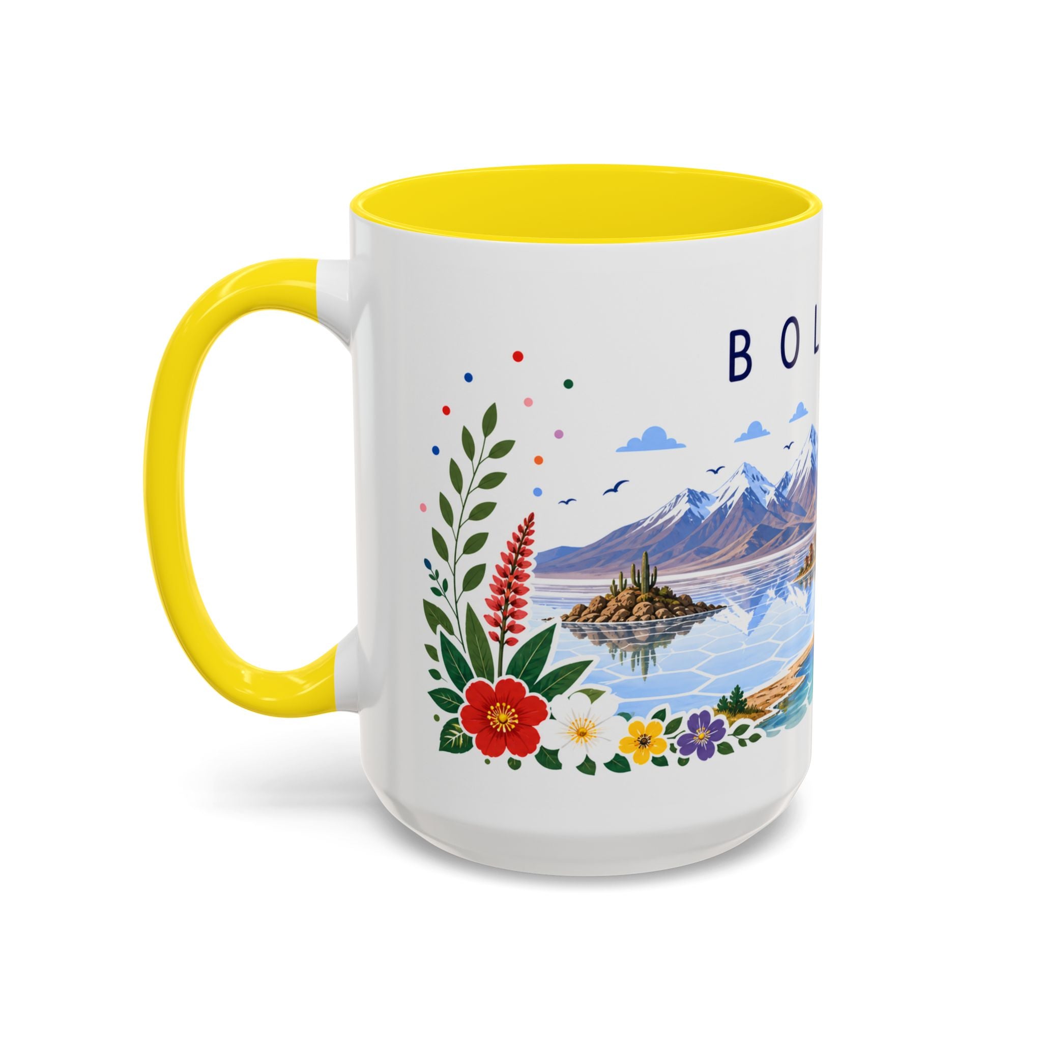 Bolivia Coffee Mug | Travel Souvenir Accent Mug | Place Gift Ceramic Cup 11oz 15oz