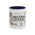 Carlsbad Caverns National Park Coffee Mug | New Mexico Cave Exploration Bat Gift | Accent Color Ceramic 11oz 15oz