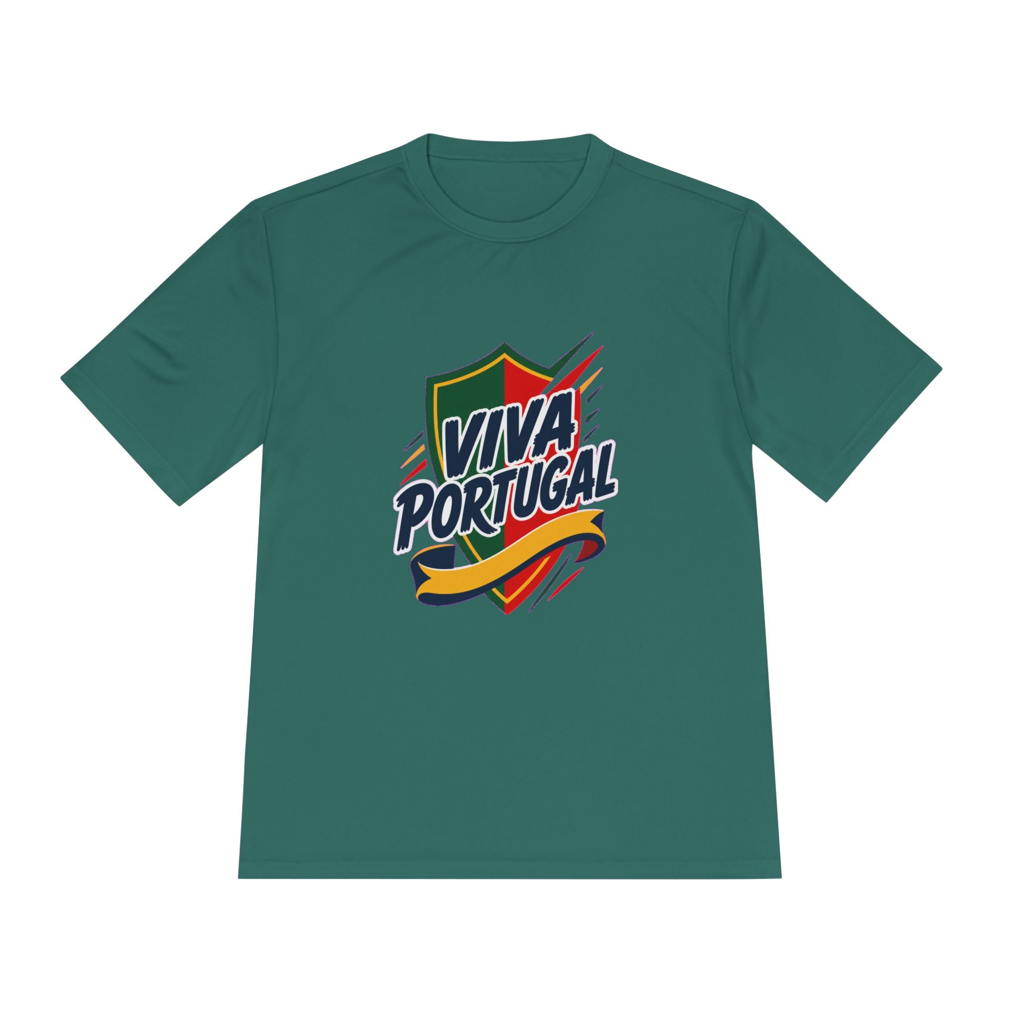 Portugal Soccer T Shirt, Viva Portugal Tee, World Football Fan Shirt, Moisture Wicking Sport Tee