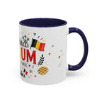 Belgium Soccer Coffee Mug | Soccer Fan Gift | Accent Color Ceramic 11oz 15oz Match Day Cup