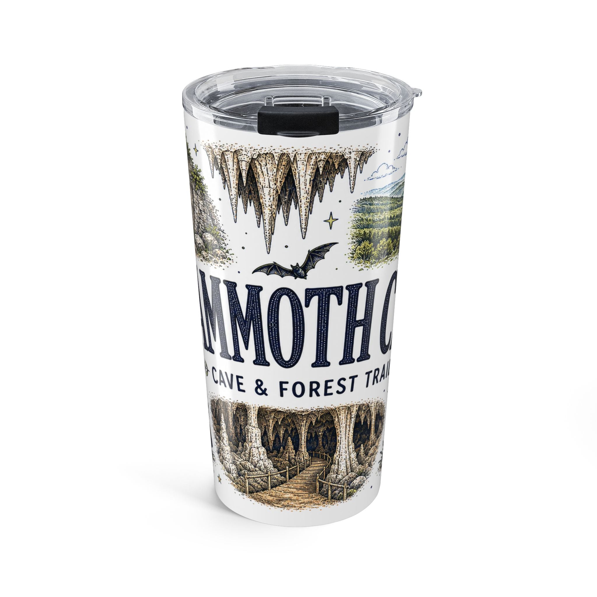 Mammoth Cave National Park 20oz Tumbler | Kentucky Cave Exploration Hiking Gift | Insulated Stainless Steel Travel Cup
