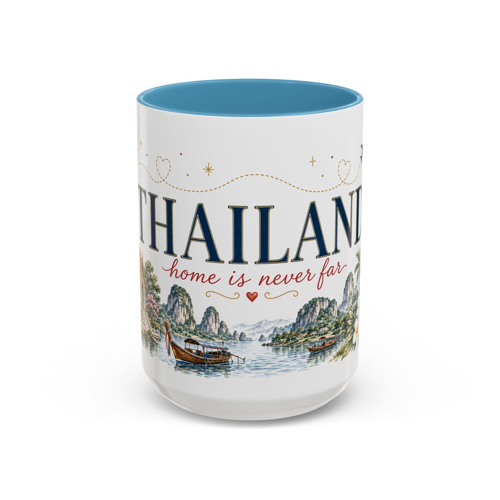 Thailand Home Country Mug | Moving Away Gift | Long Distance Friendship | 11 oz 15 oz Accent Mug