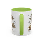 Joshua Tree Coffee Mug | National Park Desert Camping Gift | Accent Color Ceramic 11oz 15oz