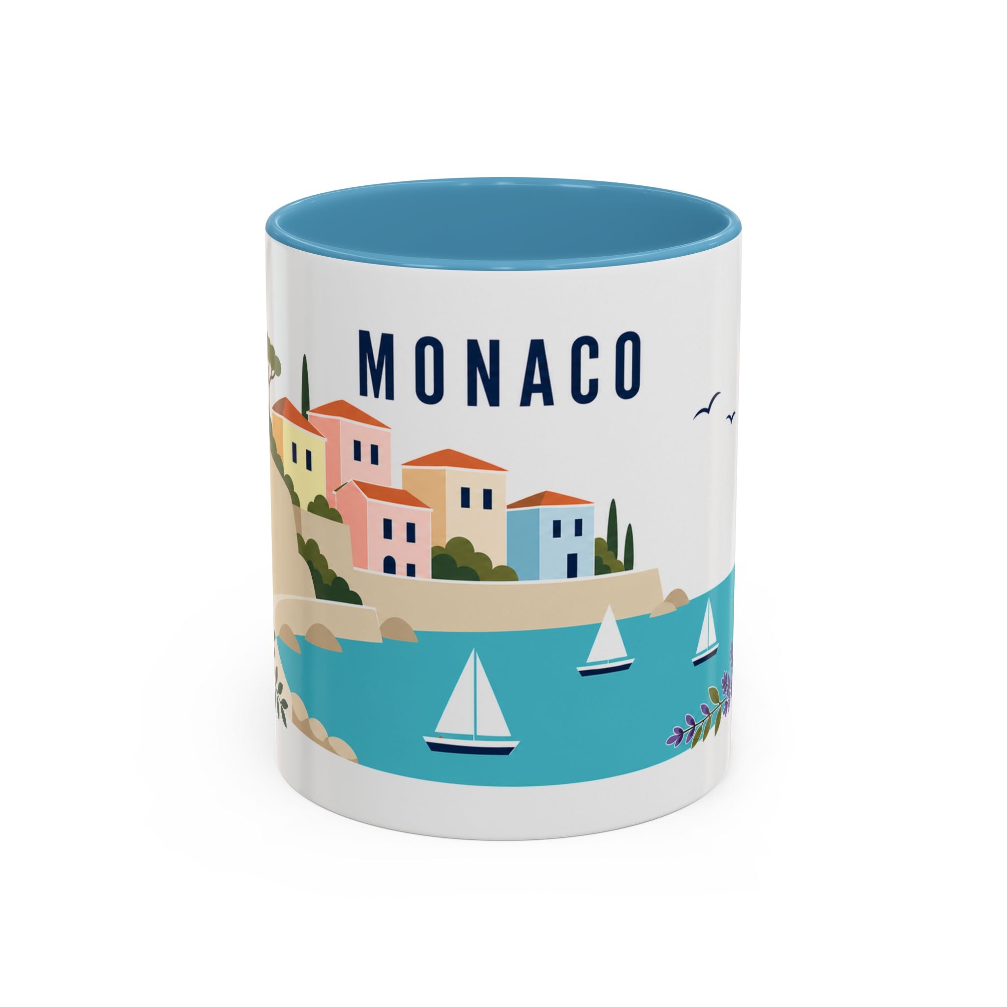 Monaco Coffee Mug | Travel Souvenir Accent Mug | Country Gift Ceramic Cup 11oz 15oz