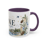 Maine State Mug | Moving Away, Long Distance Friendship Gift | 11oz 15oz Accent Mug