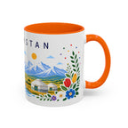 Kazakhstan Coffee Mug | Travel Souvenir Accent Mug | Place Gift Ceramic Cup 11oz 15oz