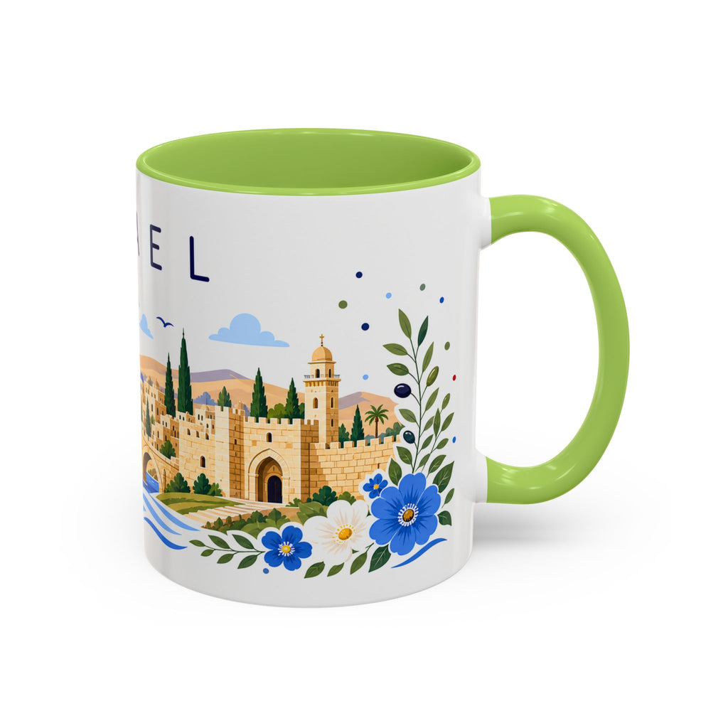 Israel Coffee Mug | Travel Souvenir Accent Mug | Place Gift Ceramic Cup 11oz 15oz