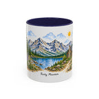 Rocky Mountain National Park Mug | US Travel Souvenir Accent Coffee Mug | 11oz 15oz Ceramic Cup