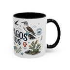 Galapagos Islands Coffee Mug | Travel Destination Souvenir Gift | Accent Color Ceramic 11oz 15oz