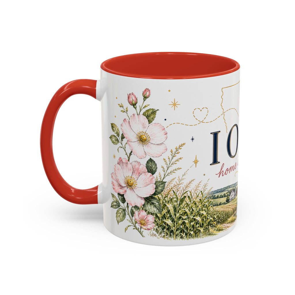 Iowa State Mug | Home is Never Far Accent Mug (11oz or 15oz)