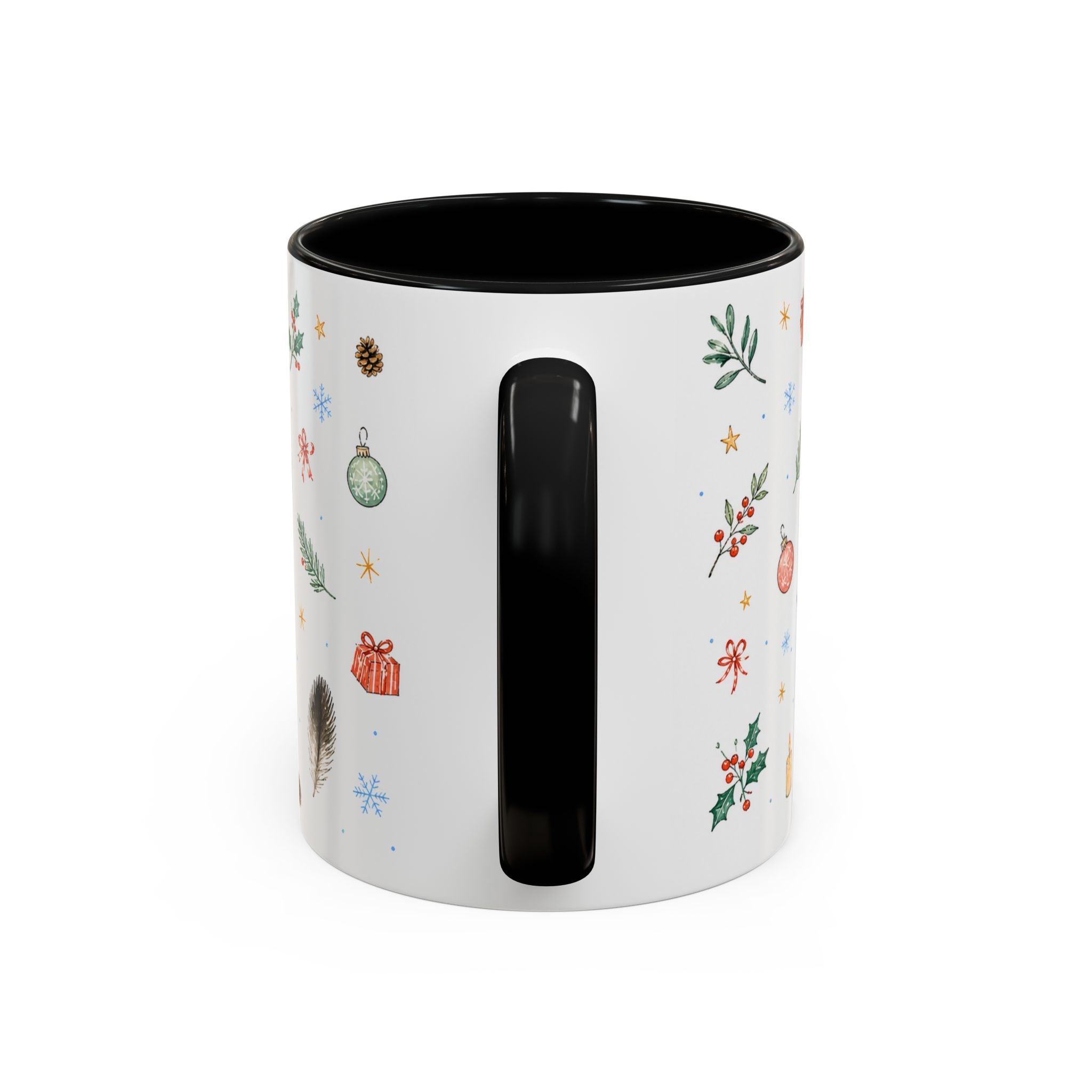 Galapagos Islands Christmas Mug | Watercolor Travel Souvenir | Holiday Gift | Accent Ceramic Coffee Cup 11oz 15oz