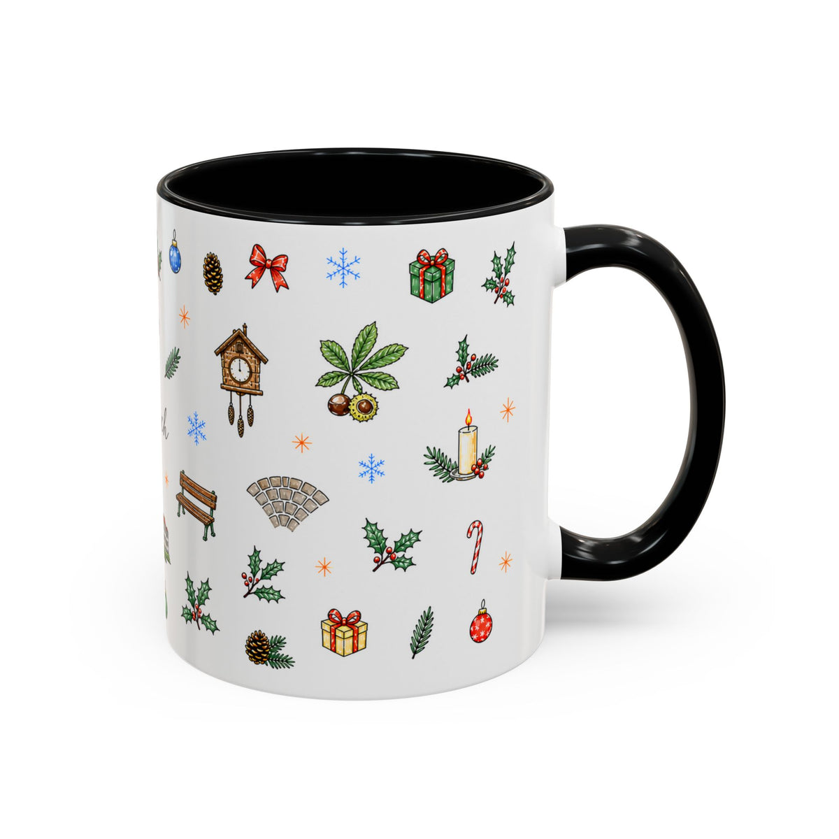 Munich Christmas Mug | Watercolor City Souvenir, Travel Gift (11oz/15oz)