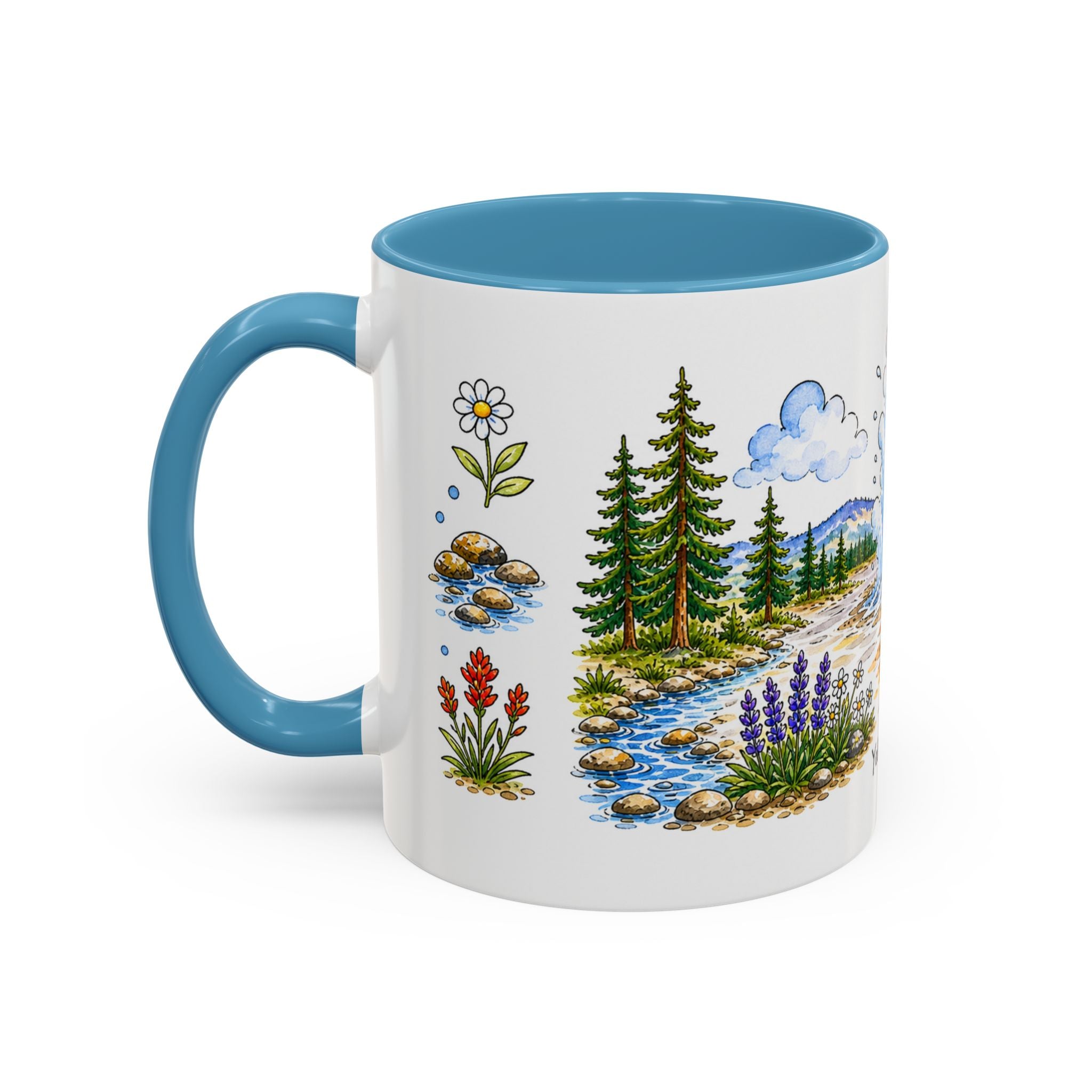 Yellowstone National Park Mug | US Travel Souvenir Accent Coffee Mug | 11oz 15oz Ceramic Cup