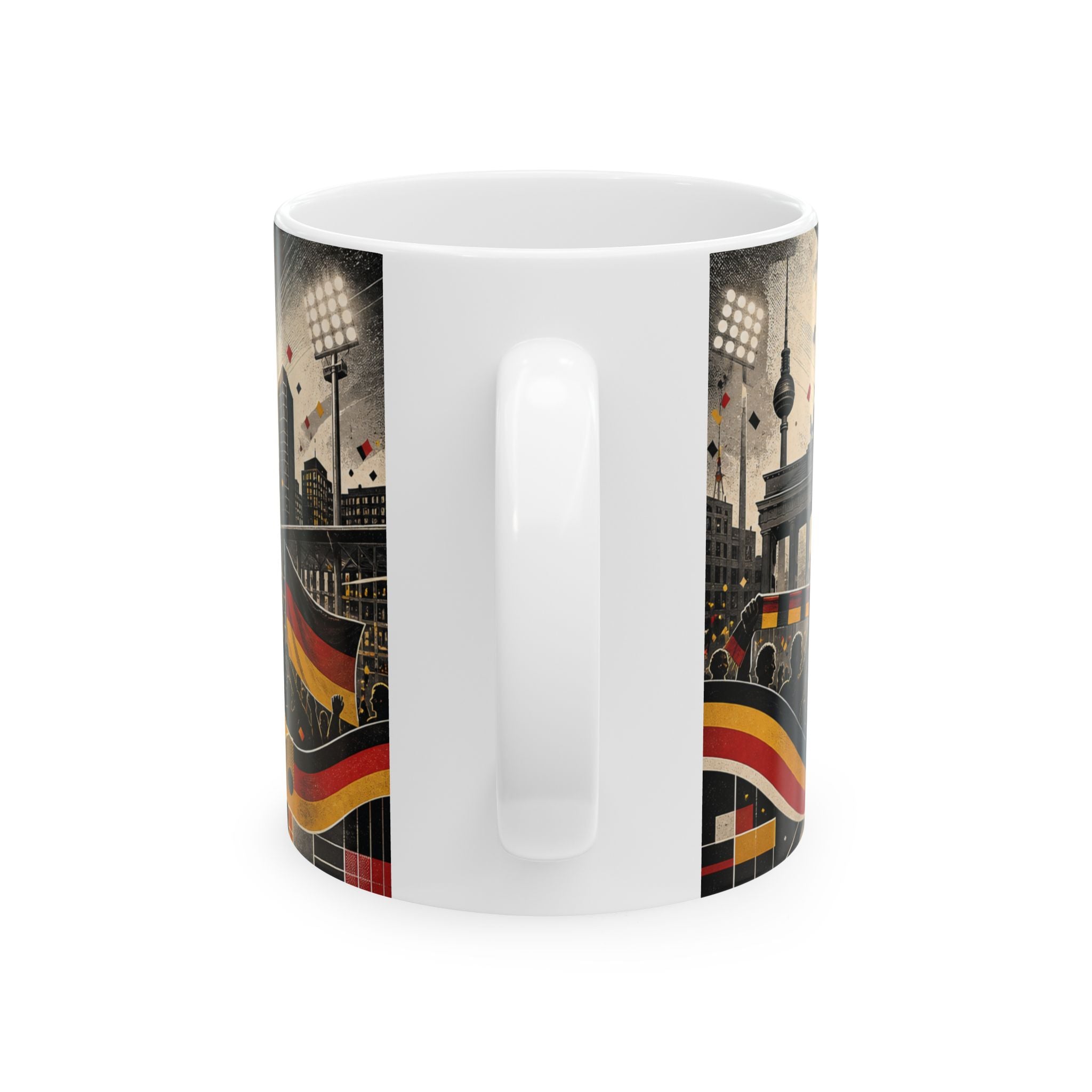Germany Soccer Spirit Coffee Mug | Soccer Fan Gift | Ceramic 11oz 15oz Match Day Cup