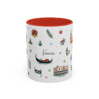 Venice Christmas Mug | Watercolor City Souvenir, Travel Memory Cup
