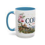 Colombia Home Country Mug | Moving Away Gift | Long Distance Friendship | 11 oz 15 oz Accent Mug