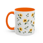 Kansas Sunflower Mug, State Flower Floral Coffee Cup, 11oz Botanical Gift