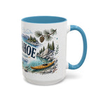Lake Tahoe Mug, California Nevada Travel Souvenir, Bucket List Gift, Accent Ceramic Coffee Mug 11oz 15oz