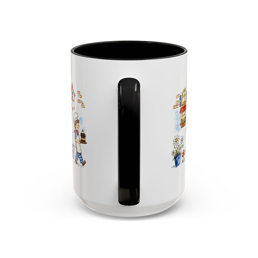 Cozy Bakery Village Mug | Storybook Pastry Accent Coffee Mug | EveryLegend