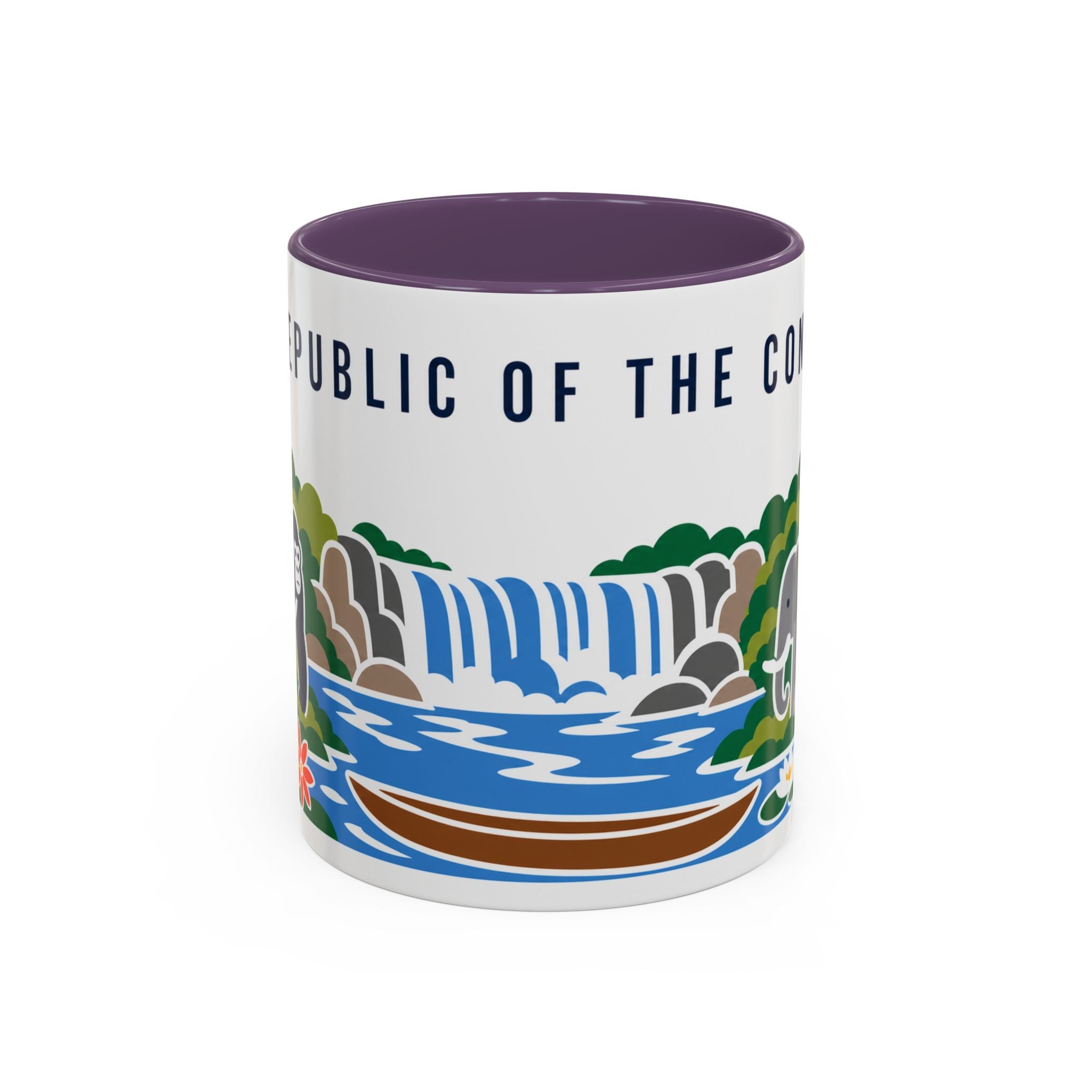 Republic of the Congo Coffee Mug | Travel Souvenir Accent Mug | Country Gift Ceramic Cup 11oz 15oz