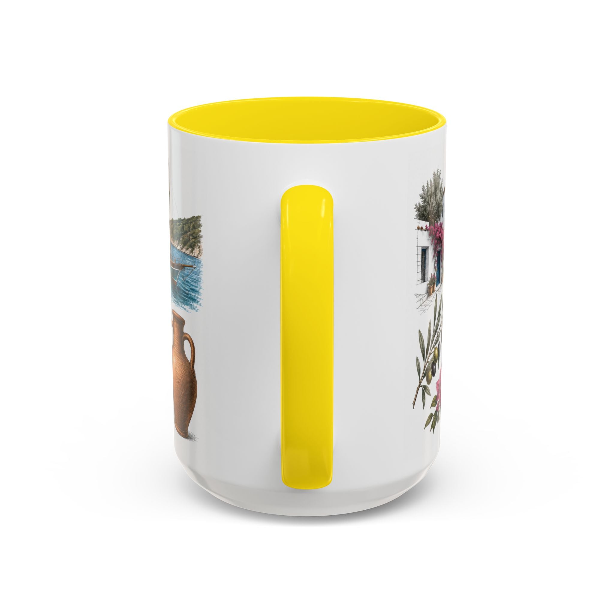 Mugla Coffee Mug | Turkey Travel Souvenir | Vintage Illustrated City Gift | 11 oz 15 oz Accent Mug