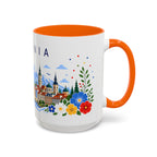 Romania Coffee Mug | Travel Souvenir Accent Mug | Place Gift Ceramic Cup 11oz 15oz