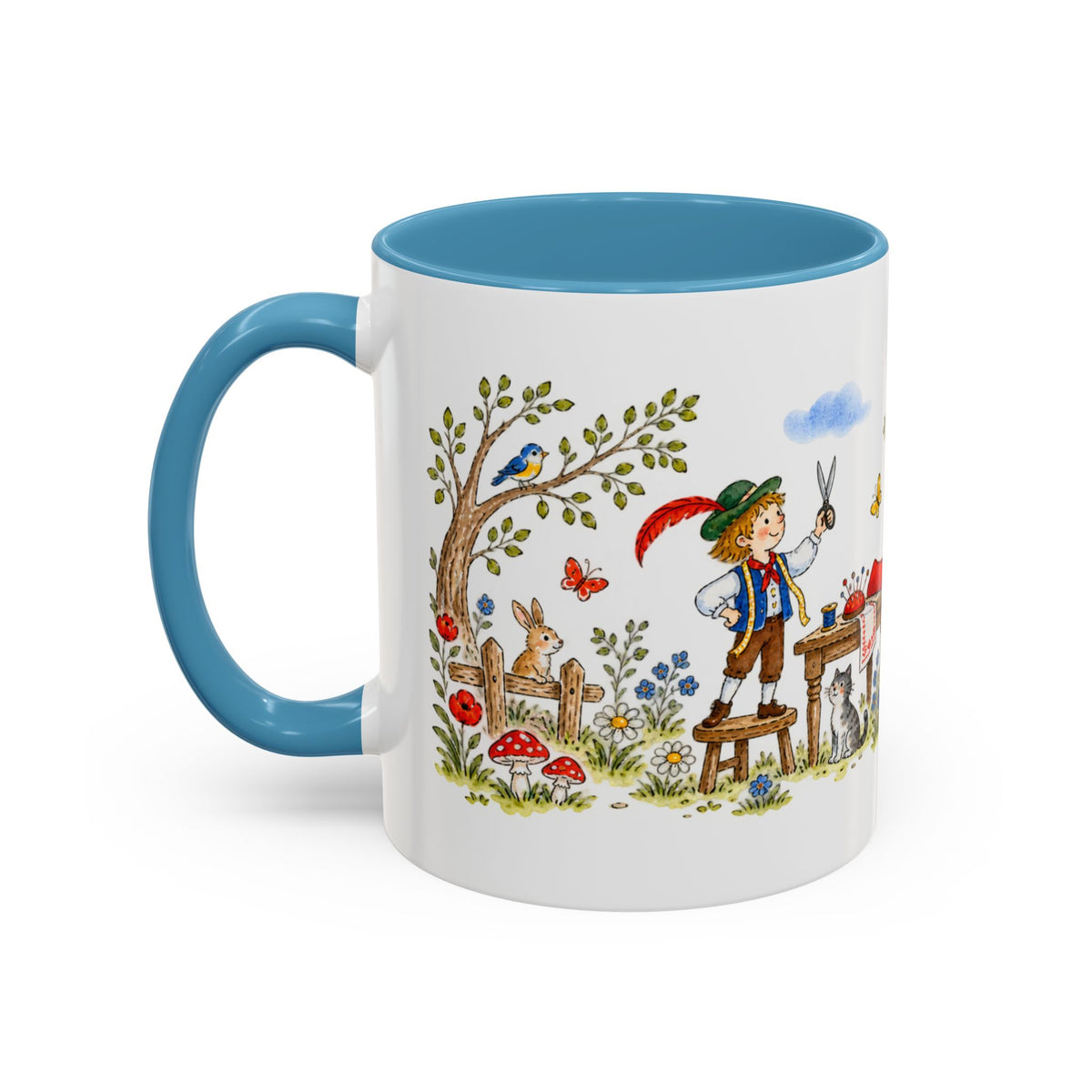The Brave Little Tailor Mug | Storybook Fairy Tale Accent Coffee Mug | EveryLegend