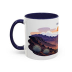Haleakala National Park Coffee Mug | Solid Color Block Park Souvenir | 11oz 15oz Accent Mug