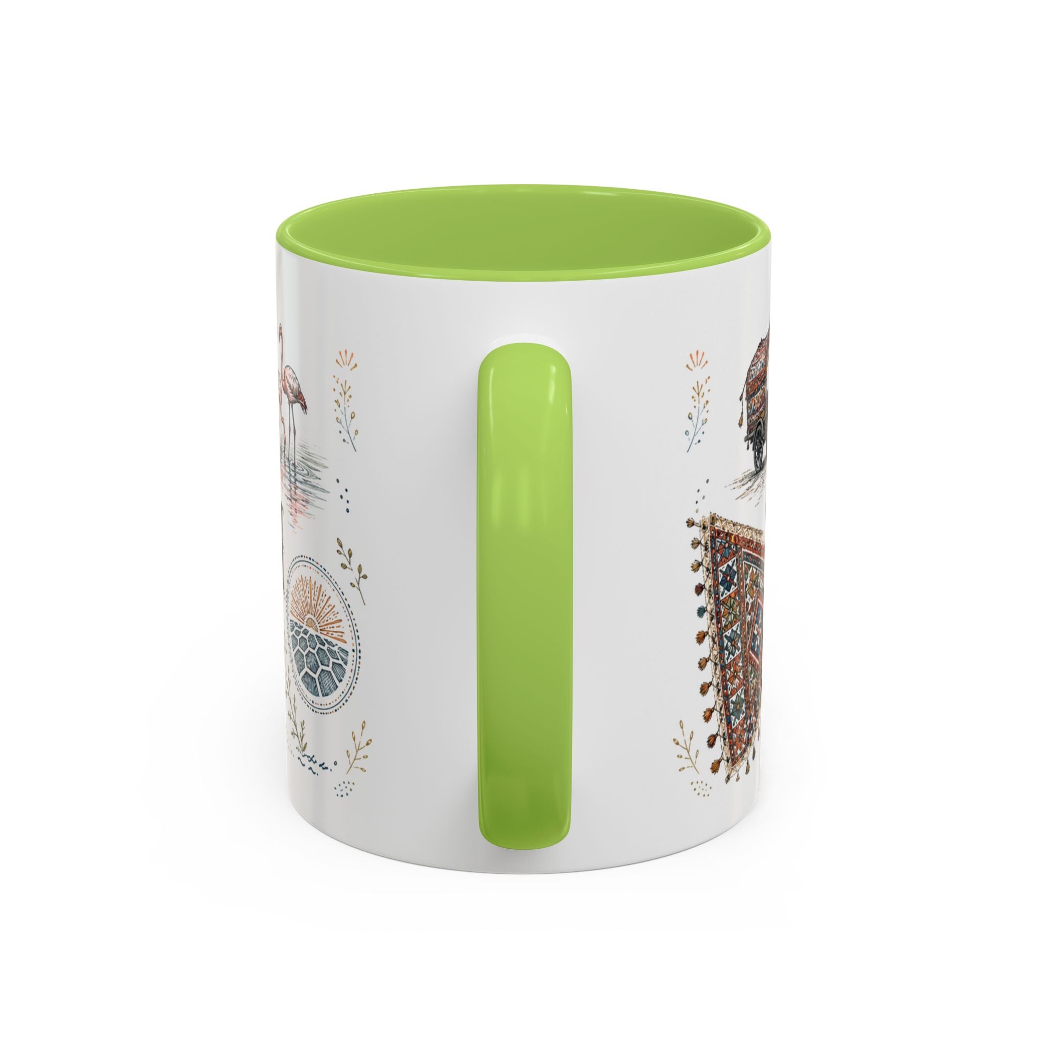 Rann of Kutch Mug, India Travel Souvenir, Bucket List Gift, Accent Ceramic Coffee Mug 11oz 15oz