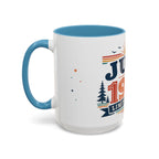 Custom Retro Birthday Mug | Personalized Month Year Gift (11oz 15oz)