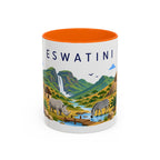 Eswatini Coffee Mug | Travel Souvenir Accent Mug | Country Gift Ceramic Cup 11oz 15oz