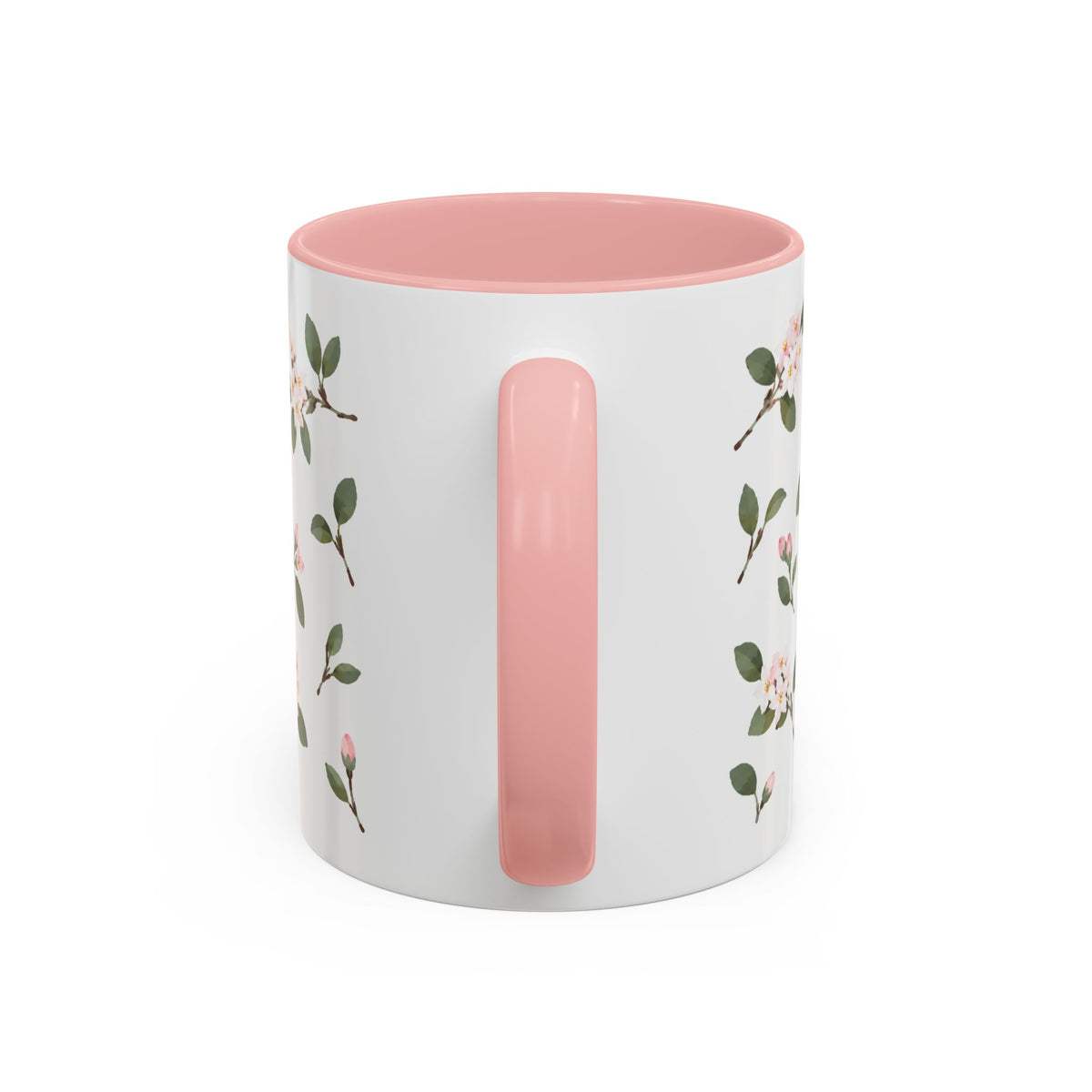 Massachusetts Mayflower Mug, State Flower Floral Coffee Cup, 11oz Botanical Gift