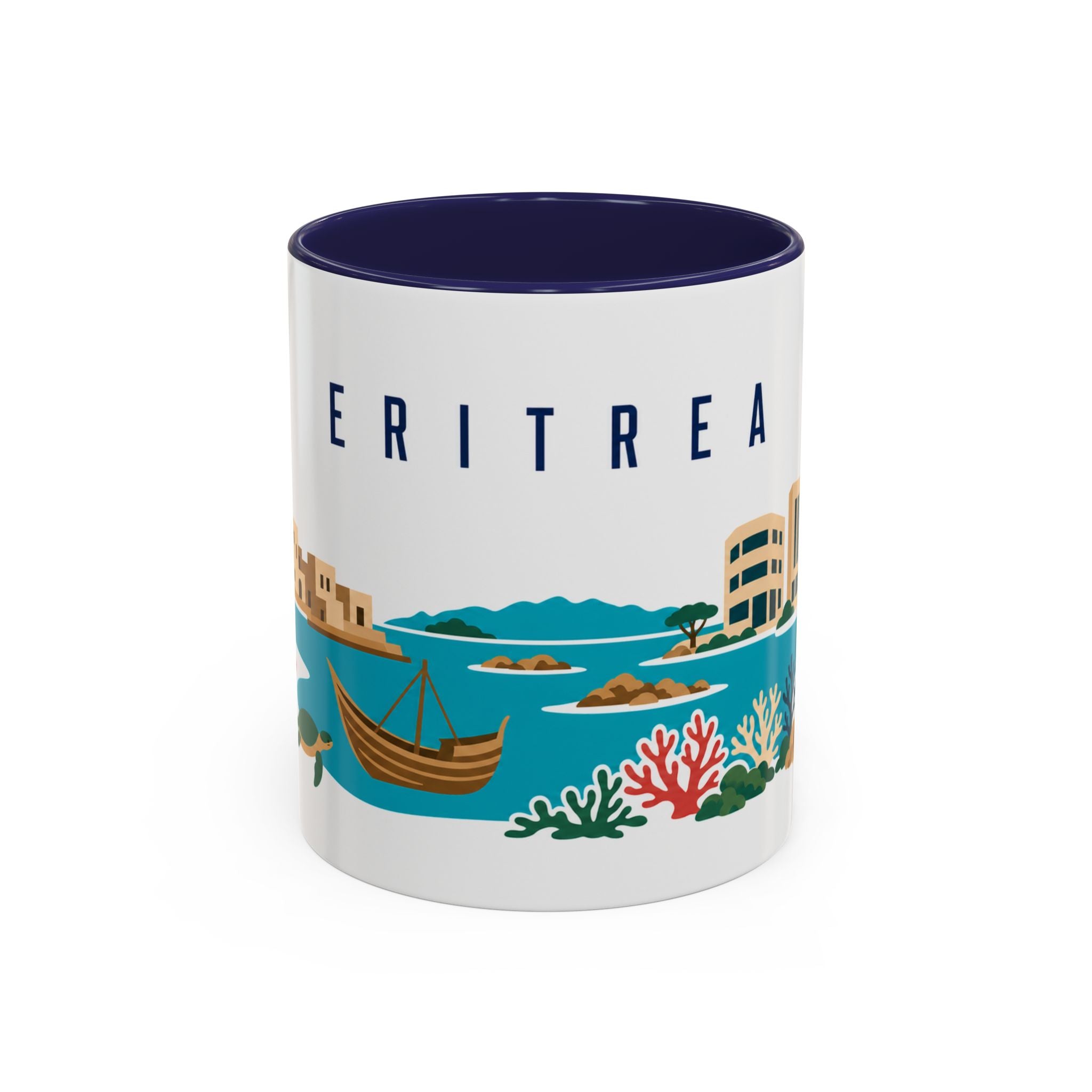 Eritrea Coffee Mug | Travel Souvenir Accent Mug | Country Gift Ceramic Cup 11oz 15oz