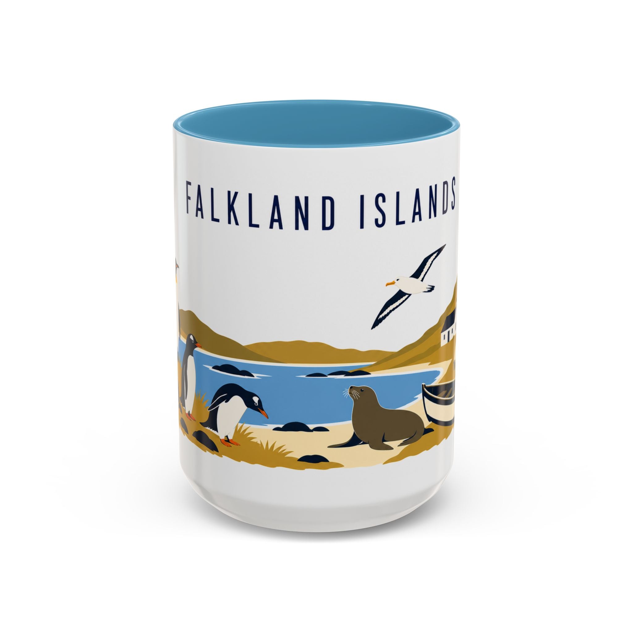 Falkland Islands Coffee Mug | Travel Souvenir Accent Mug | Country Gift Ceramic Cup 11oz 15oz