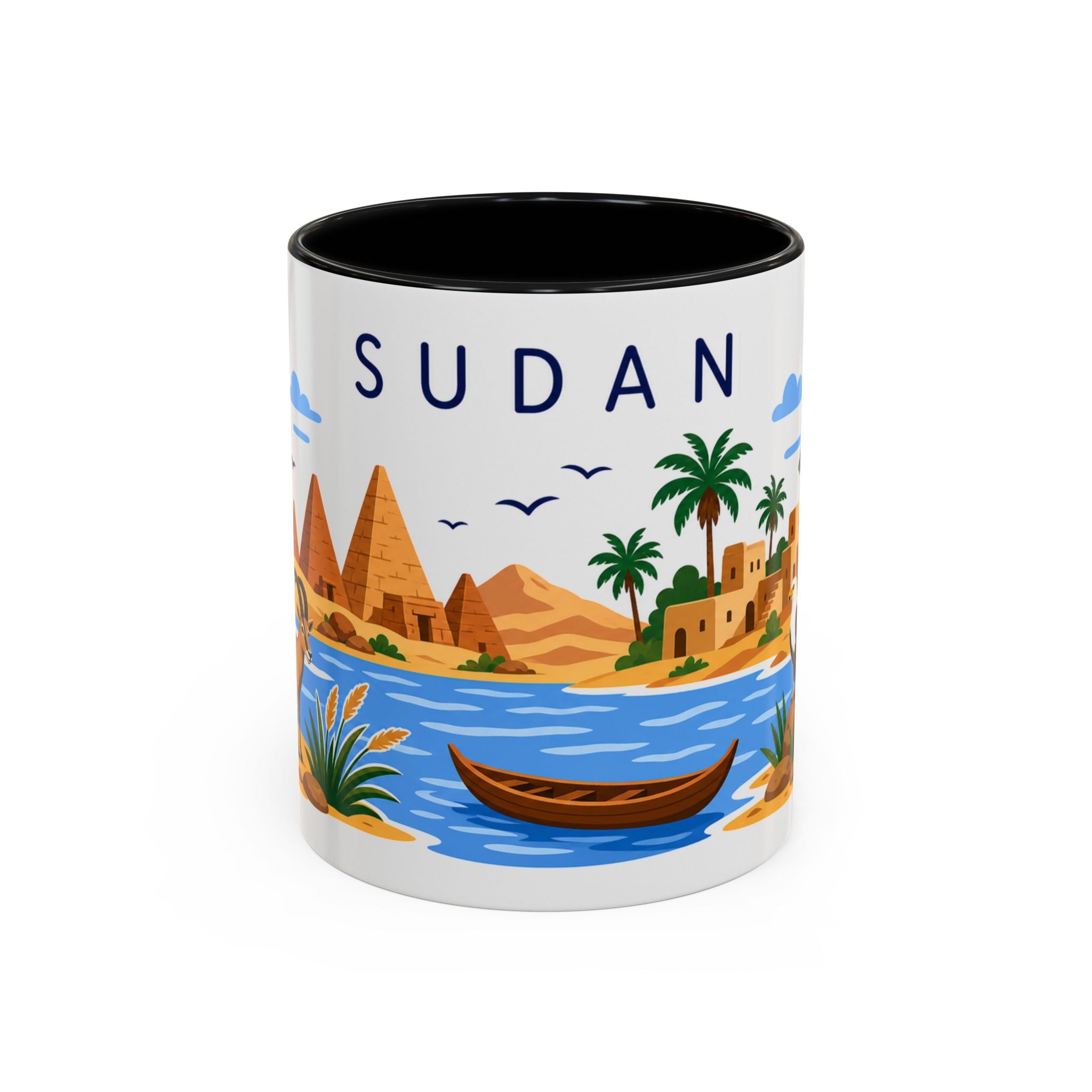 Sudan Home Country Mug | Moving Away Gift | Long Distance Friendship | 11 oz 15 oz Accent Mug