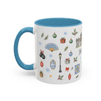 Madrid Christmas Mug | Watercolor City Souvenir, Travel Memories, Ceramic Coffee Cup