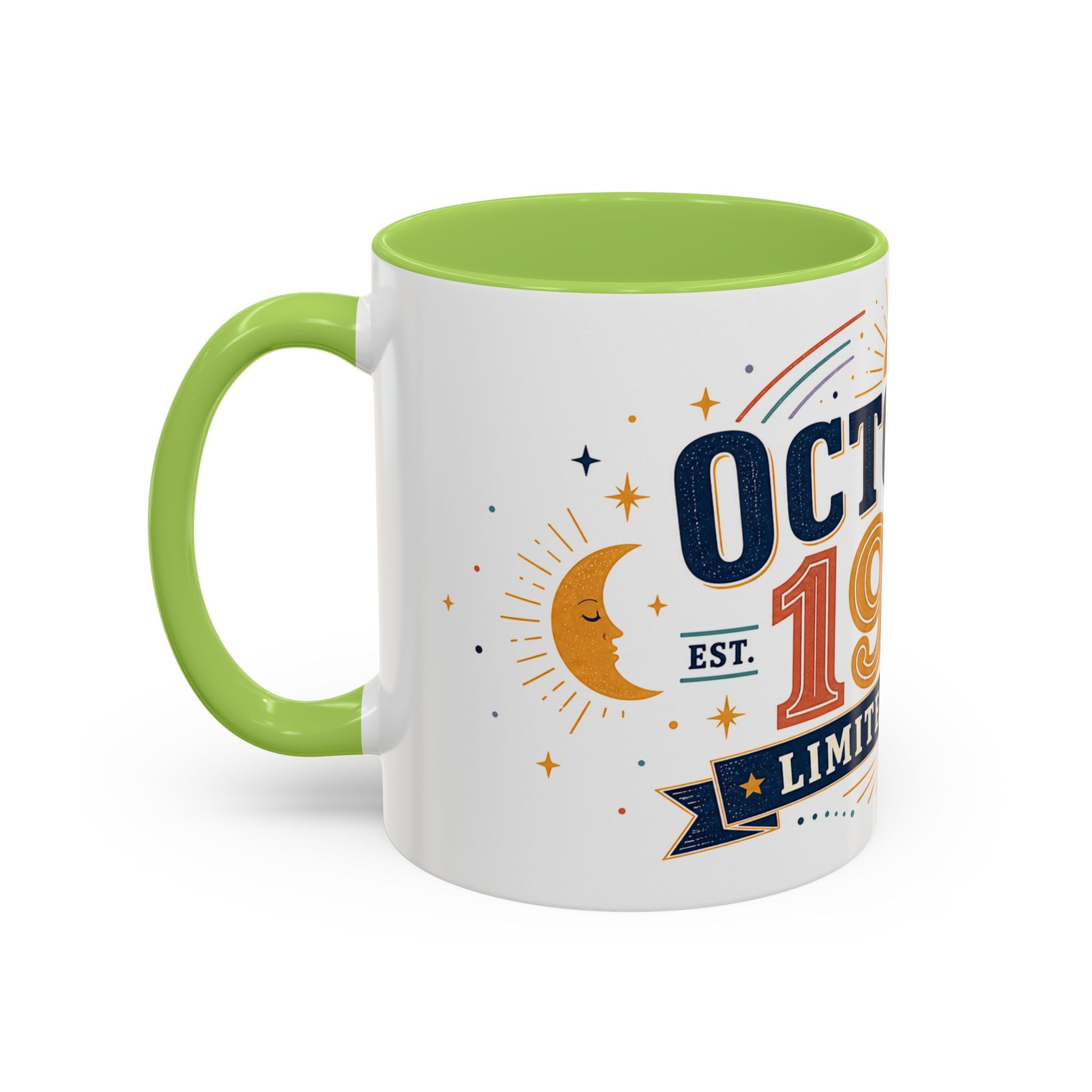 Custom Birthday Mug | Celestial Retro Design, Limited Edition (11oz or 15oz)