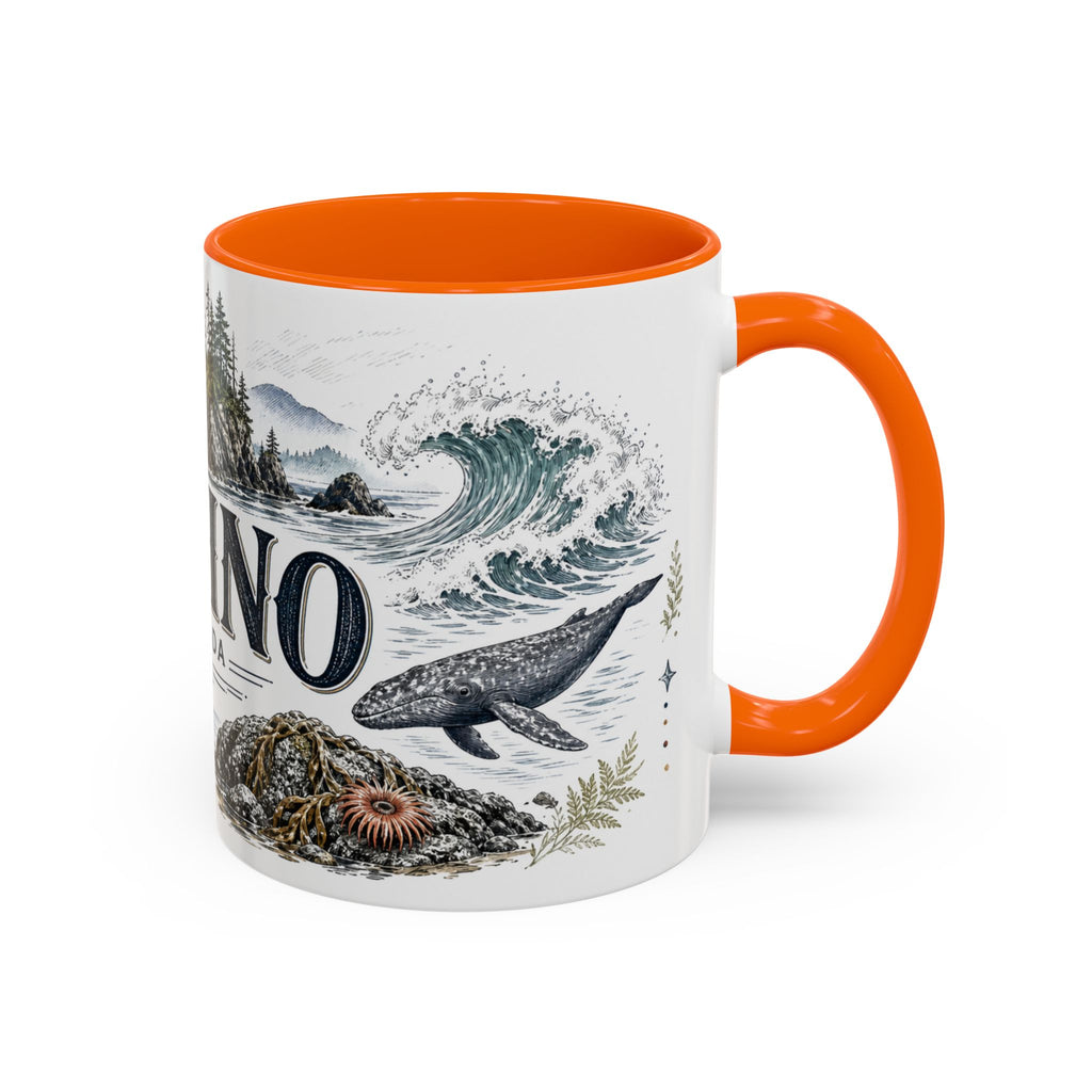 Tofino Mug, Canada Travel Souvenir, Bucket List Gift, Accent Ceramic Coffee Mug 11oz 15oz
